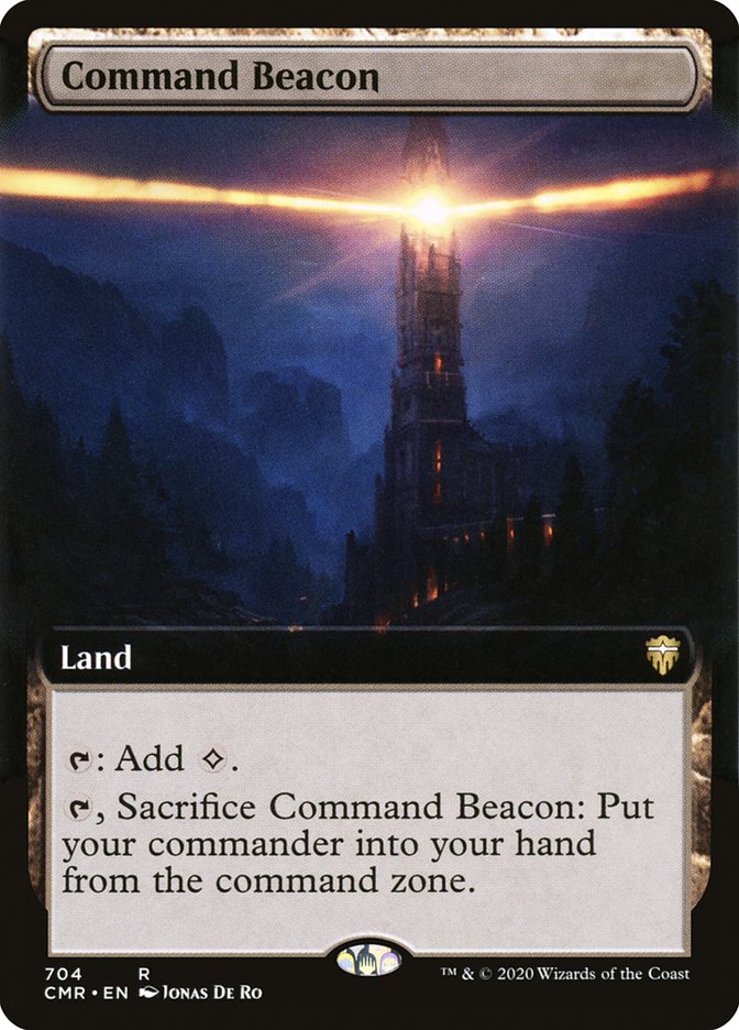 Command Beacon (Extended Art) [Commander Legends] | Boutique FDB TCG