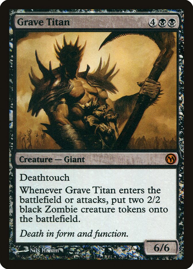 Grave Titan (Duels of the Planeswalkers Promos) [Duels of the Planeswalkers Promos 2011] | Boutique FDB TCG