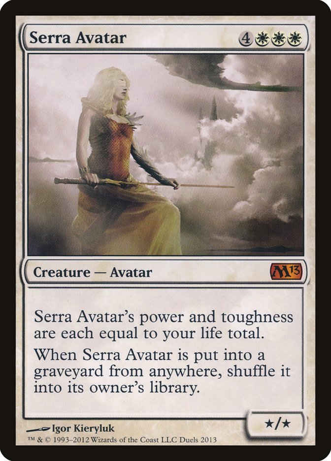 Serra Avatar (Duels of the Planeswalkers Promos) [Duels of the Planeswalkers Promos 2012] | Boutique FDB TCG