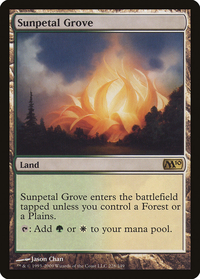 Sunpetal Grove [Magic 2010] | Boutique FDB TCG