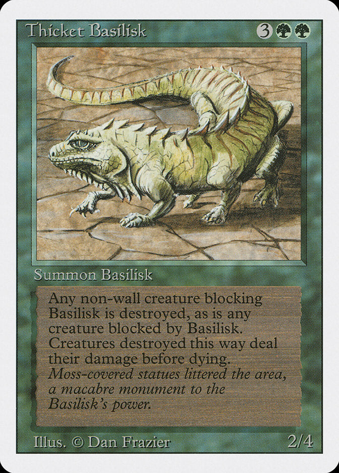 Thicket Basilisk [Revised Edition] | Boutique FDB TCG