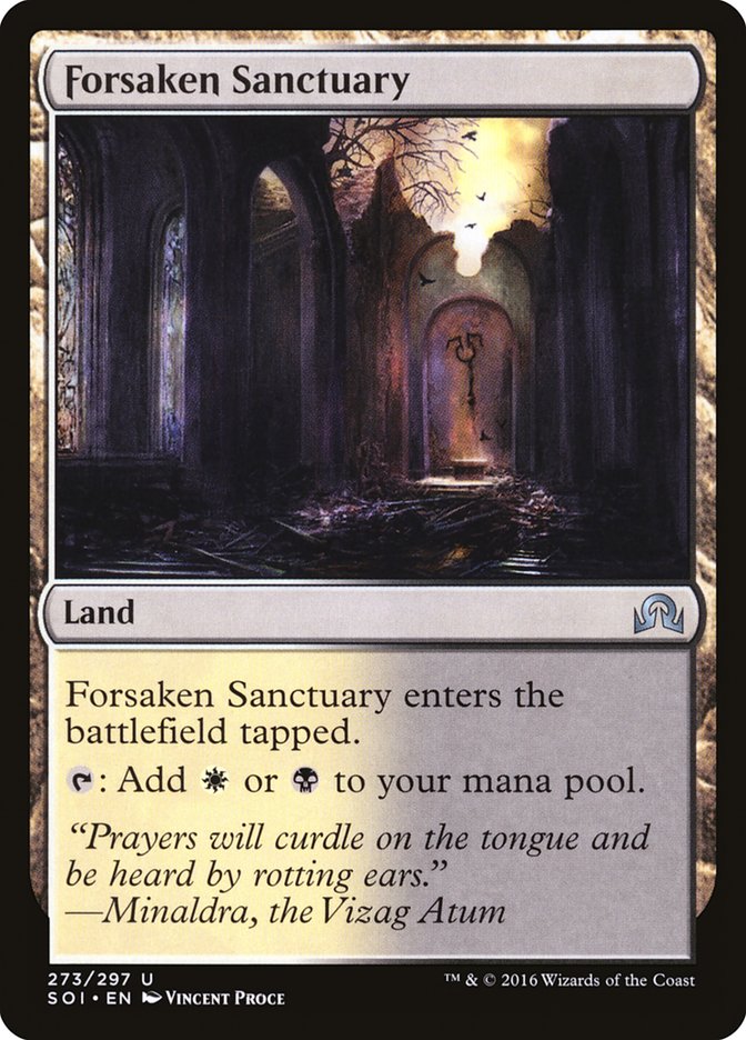 Forsaken Sanctuary [Shadows over Innistrad] | Boutique FDB TCG