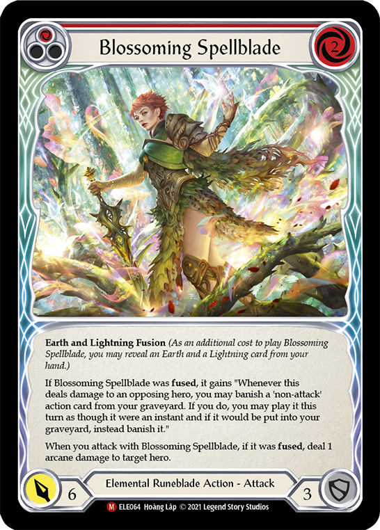 Blossoming Spellblade [ELE064] (Tales of Aria)  1st Edition Normal | Boutique FDB TCG