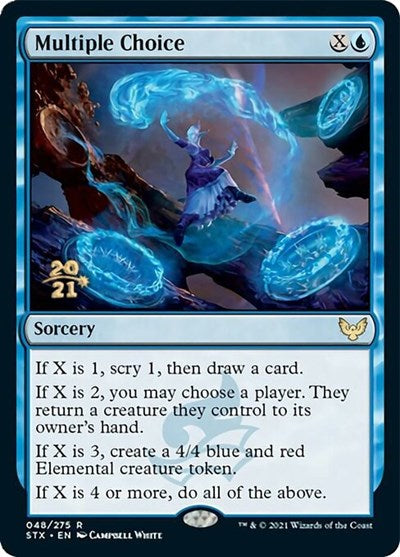 Multiple Choice [Strixhaven: School of Mages Prerelease Promos] | Boutique FDB TCG