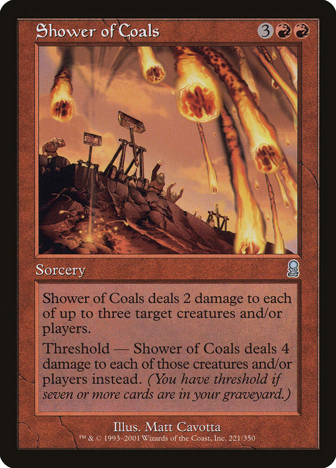 Shower of Coals [Odyssey] | Boutique FDB TCG