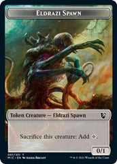 Eldrazi Spawn // Human Soldier Double-Sided Token [Innistrad: Midnight Hunt Commander Tokens] | Boutique FDB TCG