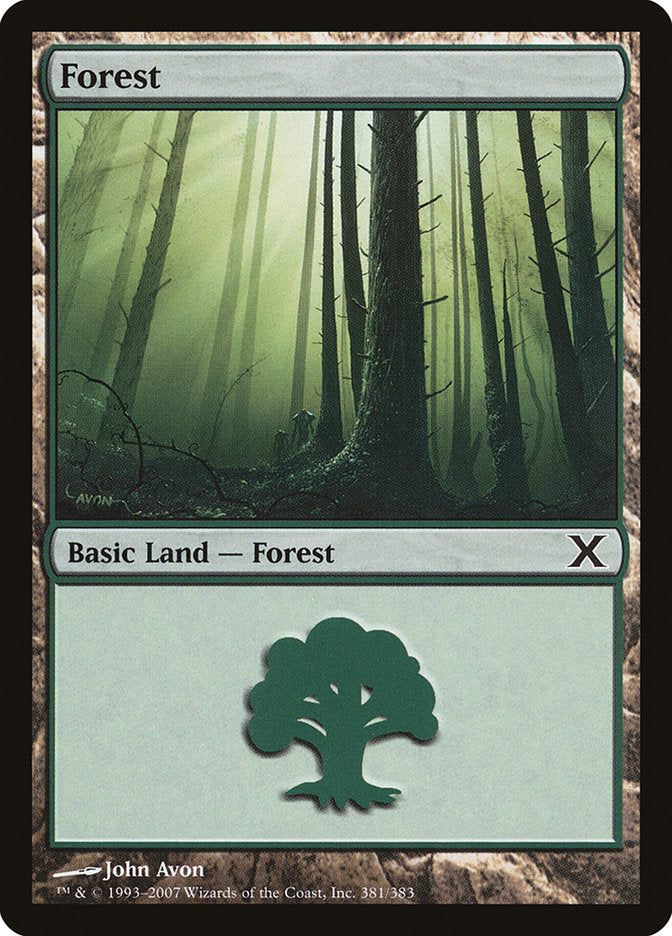 Forest (381) [Tenth Edition] | Boutique FDB TCG