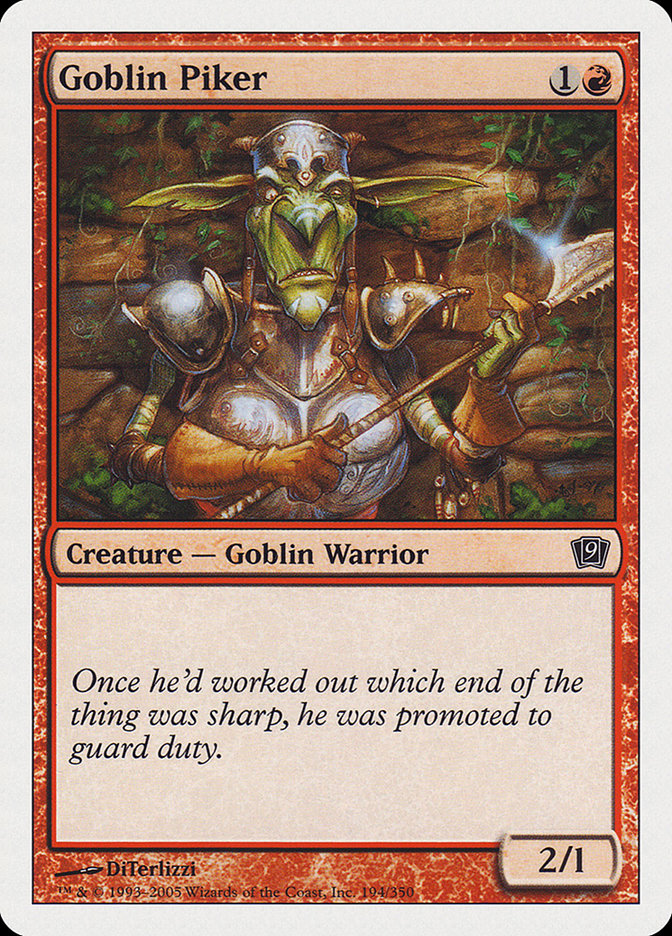 Goblin Piker [Ninth Edition] | Boutique FDB TCG