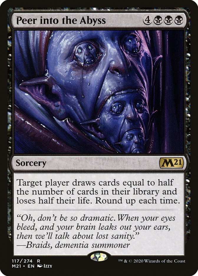 Peer into the Abyss [Core Set 2021] | Boutique FDB TCG