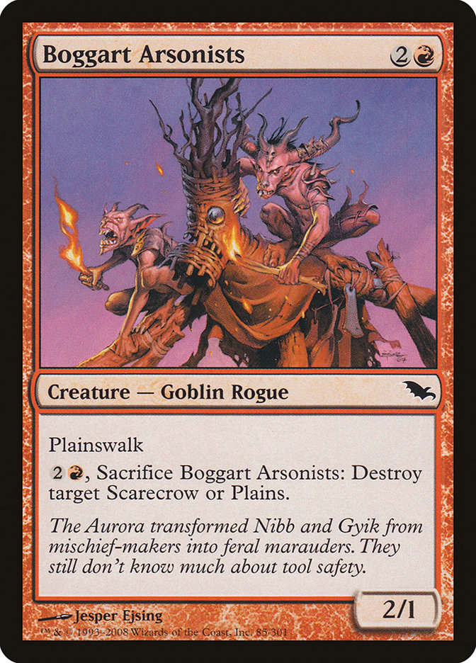 Boggart Arsonists [Shadowmoor] | Boutique FDB TCG