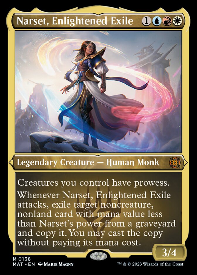 Narset, Enlightened Exile (Foil Etched) [March of the Machine: The Aftermath] | Boutique FDB TCG