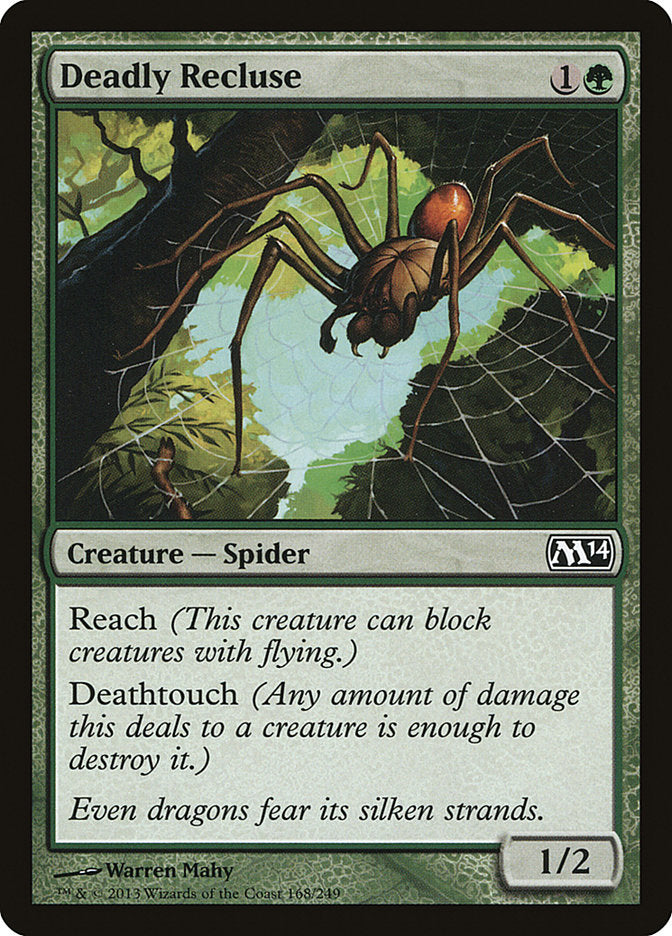 Deadly Recluse [Magic 2014] | Boutique FDB TCG