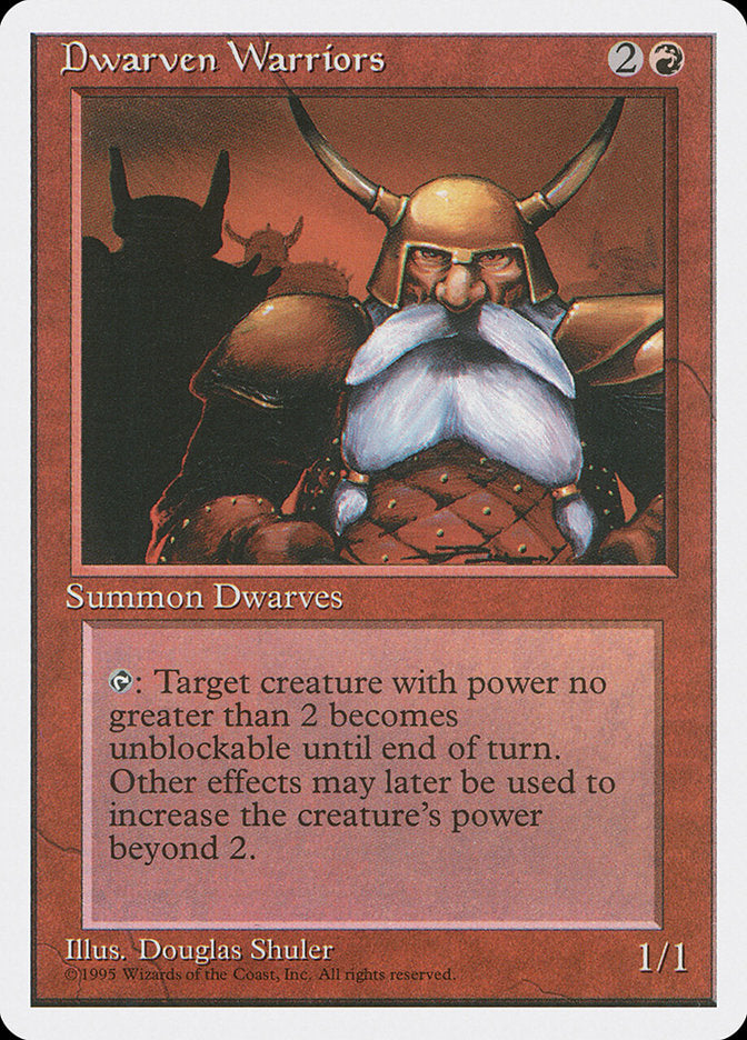 Dwarven Warriors [Fourth Edition] | Boutique FDB TCG