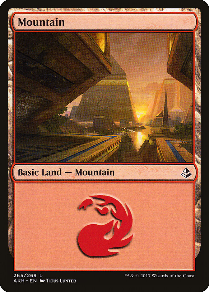 Mountain (265) [Amonkhet] | Boutique FDB TCG