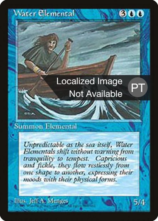 Water Elemental [Fourth Edition (Foreign Black Border)] | Boutique FDB TCG