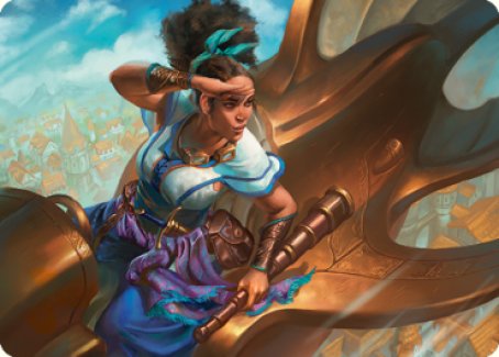 Talas Lookout Art Card [Dominaria United Art Series] | Boutique FDB TCG