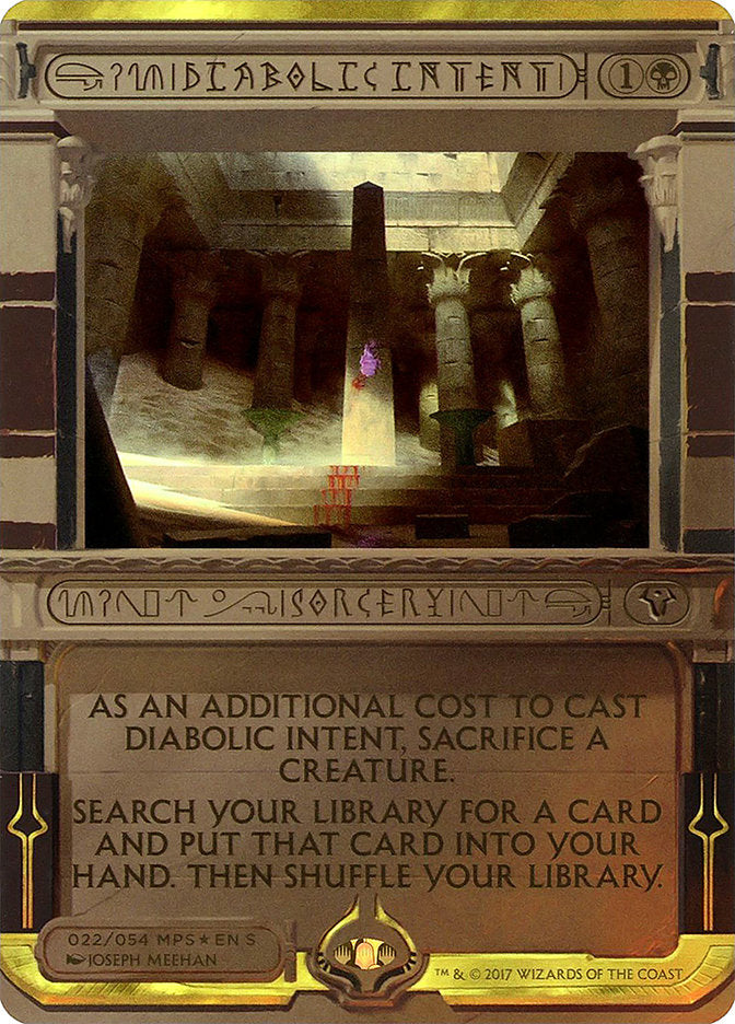 Diabolic Intent (Invocation) [Amonkhet Invocations] | Boutique FDB TCG