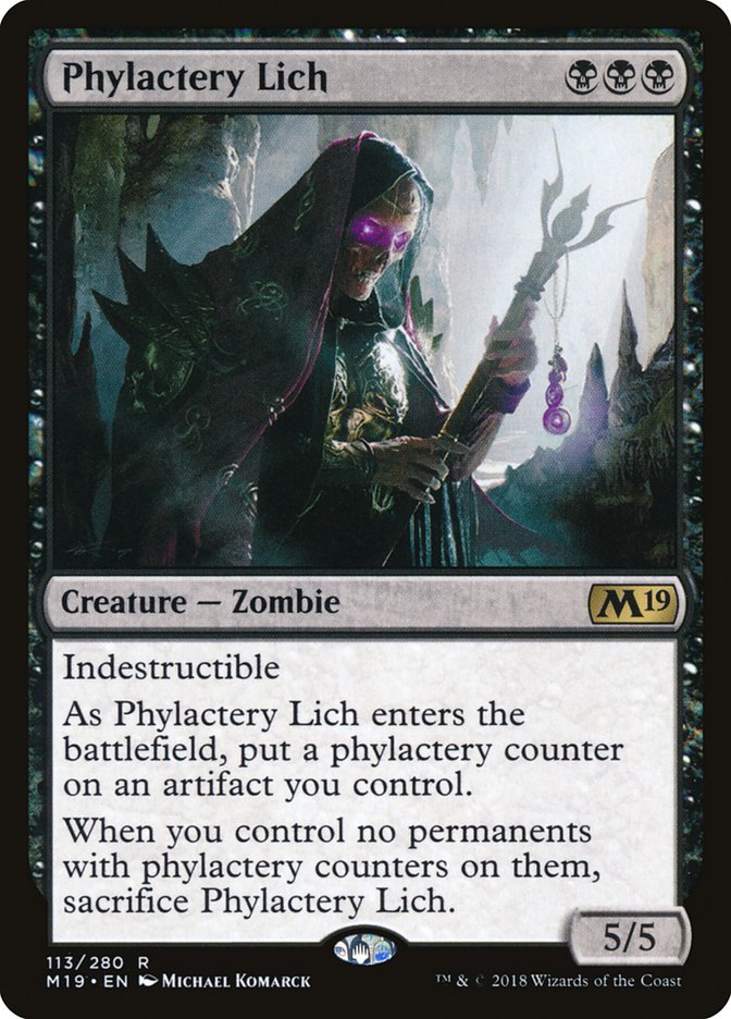 Phylactery Lich [Core Set 2019] | Boutique FDB TCG