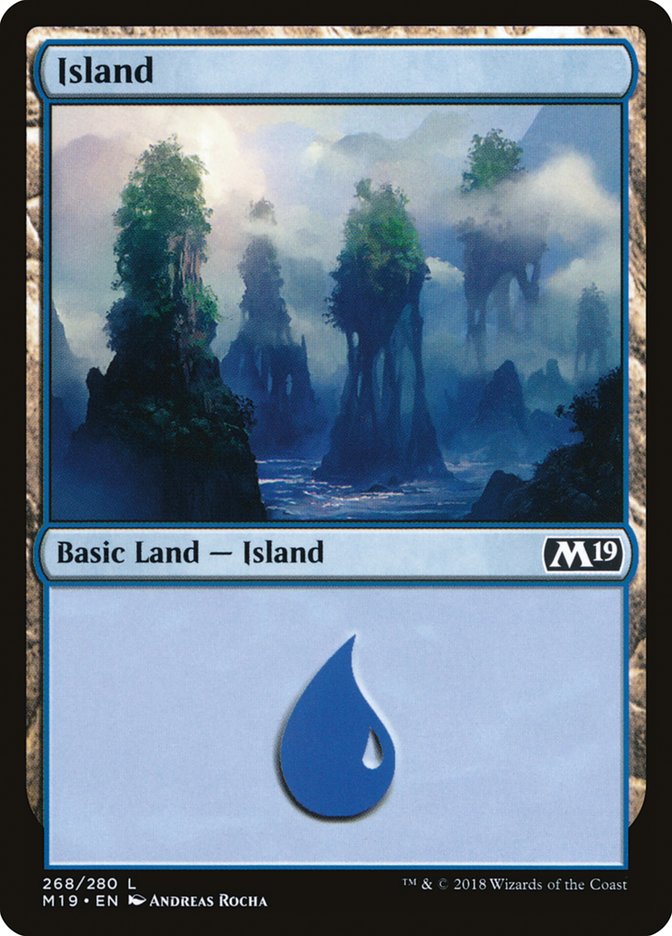 Island (268) [Core Set 2019] | Boutique FDB TCG