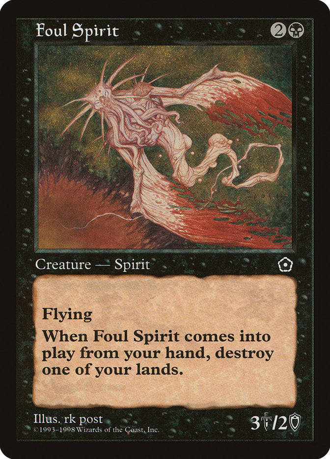 Foul Spirit [Portal Second Age] | Boutique FDB TCG