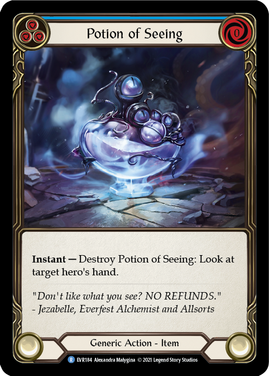 Potion of Seeing [EVR184] (Everfest)  1st Edition Cold Foil | Boutique FDB TCG