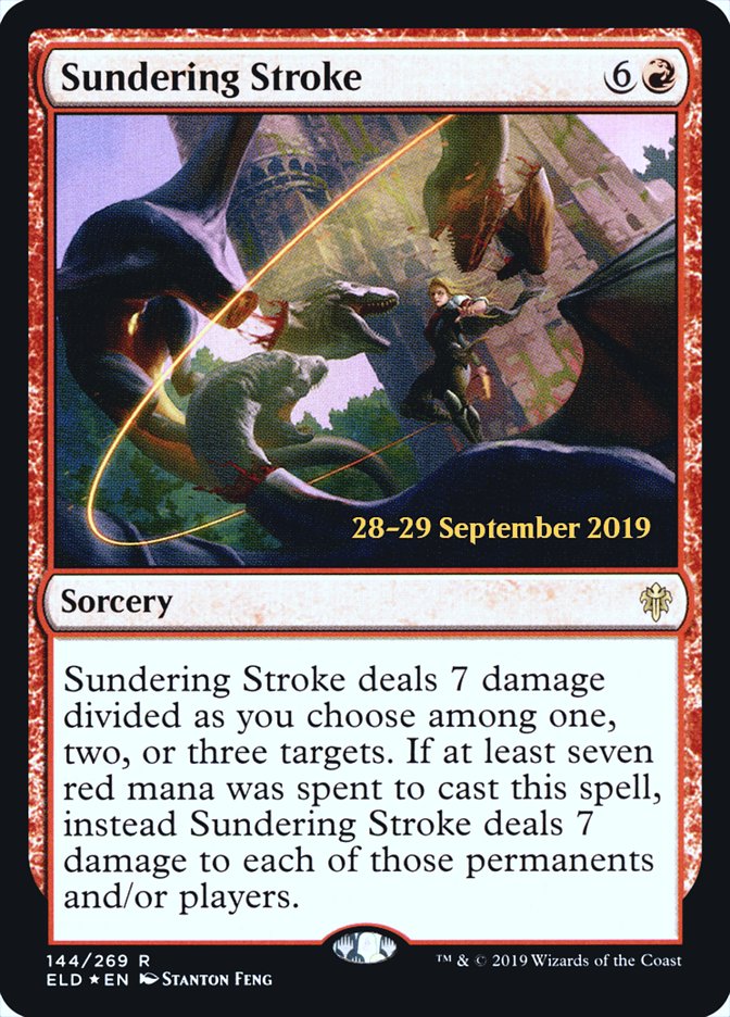 Sundering Stroke [Throne of Eldraine Prerelease Promos] | Boutique FDB TCG