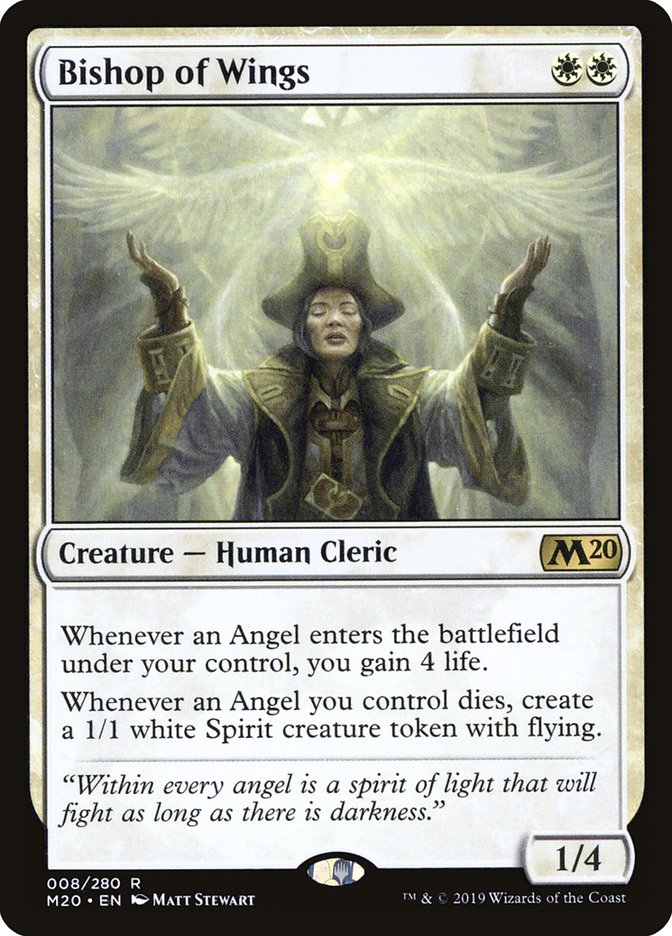 Bishop of Wings [Core Set 2020] | Boutique FDB TCG