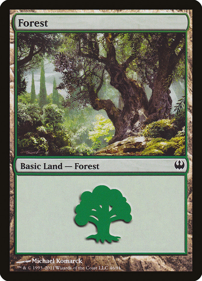 Forest (46) [Duel Decks: Knights vs. Dragons] | Boutique FDB TCG