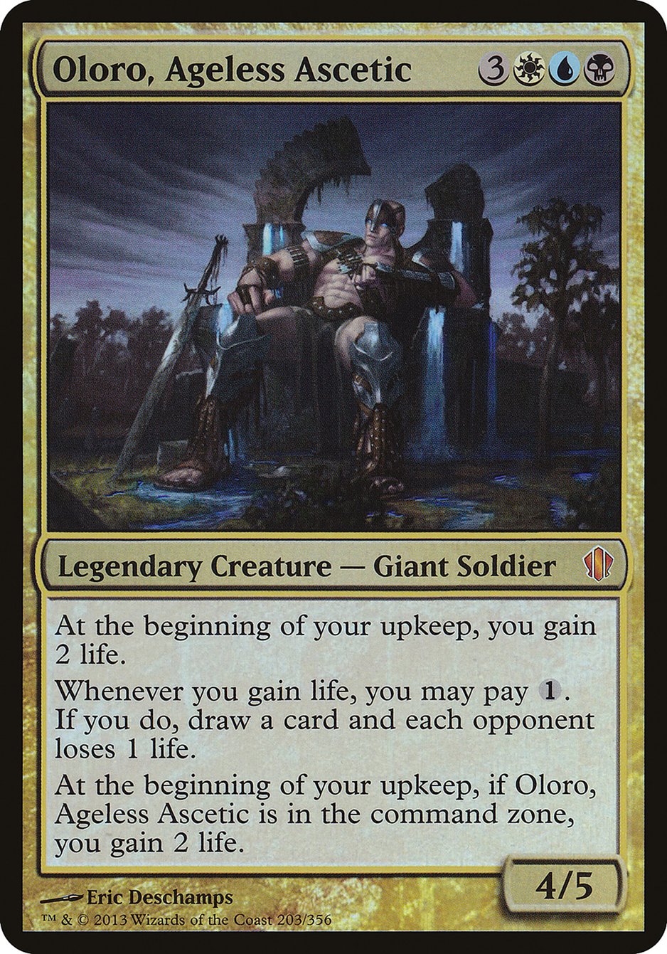 Oloro, Ageless Ascetic (Oversized) [Commander 2013 Oversized] | Boutique FDB TCG