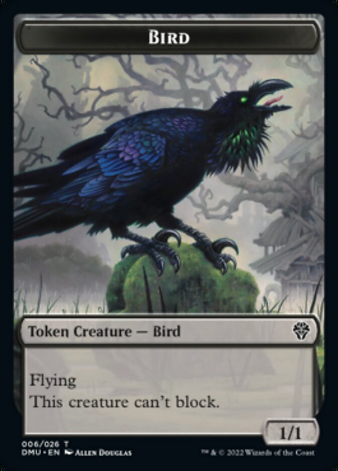 Bird Token (006) [Dominaria United Tokens] | Boutique FDB TCG