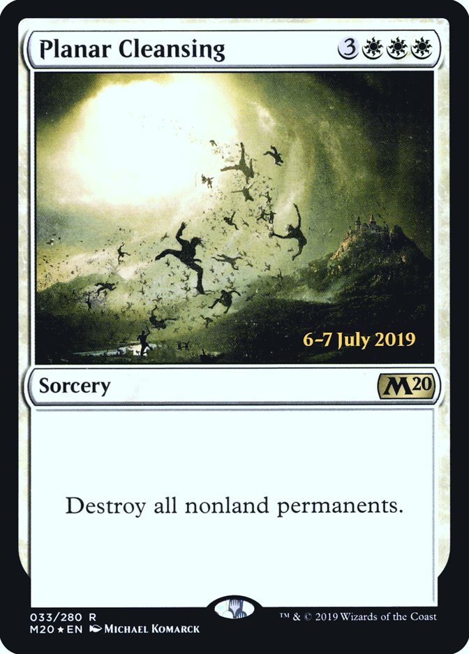 Planar Cleansing [Core Set 2020 Prerelease Promos] | Boutique FDB TCG