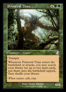 Primeval Titan (Timeshifted) [Time Spiral Remastered] | Boutique FDB TCG