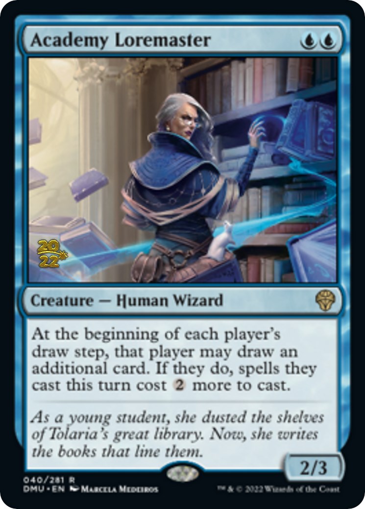 Academy Loremaster [Dominaria United Prerelease Promos] | Boutique FDB TCG