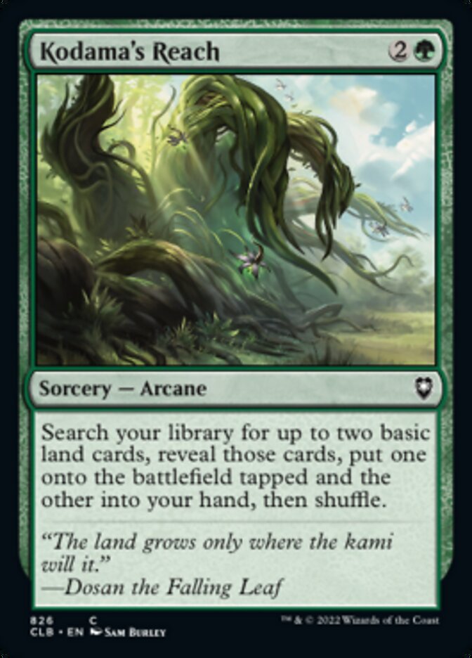 Kodama's Reach [Commander Legends: Battle for Baldur's Gate] | Boutique FDB TCG