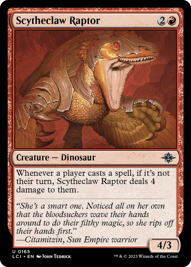 Scytheclaw Raptor [The Lost Caverns of Ixalan] | Boutique FDB TCG