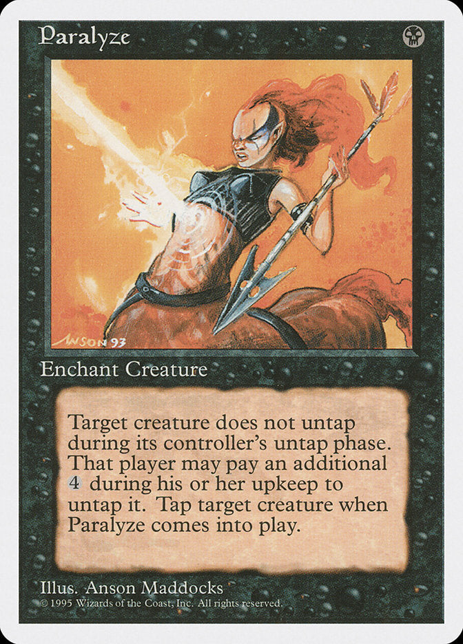 Paralyze [Fourth Edition] | Boutique FDB TCG