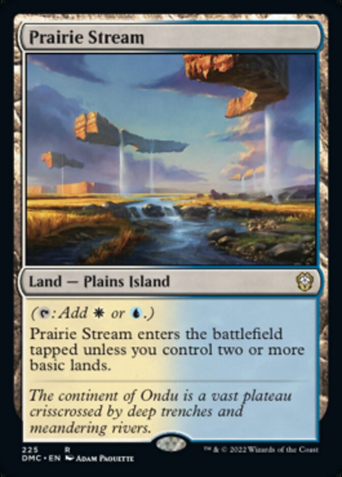 Prairie Stream [Dominaria United Commander] | Boutique FDB TCG