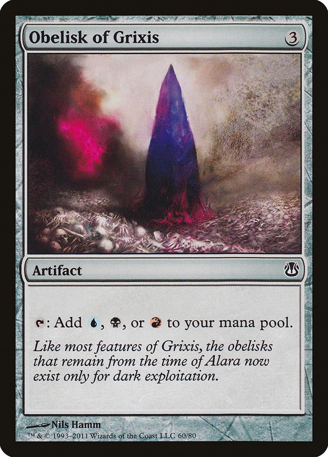 Obelisk of Grixis [Duel Decks: Ajani vs. Nicol Bolas] | Boutique FDB TCG