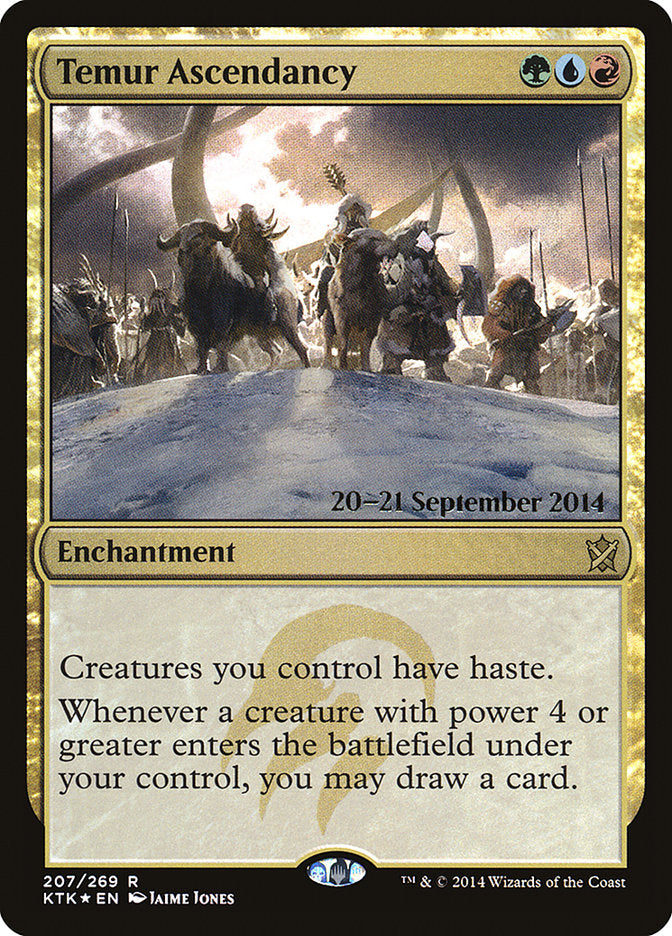 Temur Ascendancy [Khans of Tarkir Prerelease Promos] | Boutique FDB TCG