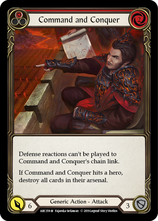 Command and Conquer [ARC159-M] (Arcane Rising)  1st Edition Normal | Boutique FDB TCG