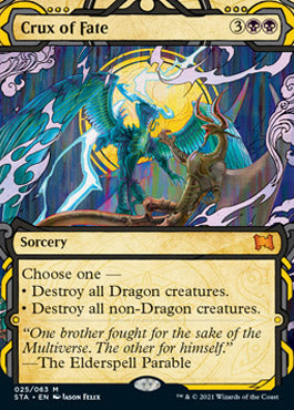 Crux of Fate (Foil Etched) [Strixhaven: School of Mages Mystical Archive] | Boutique FDB TCG