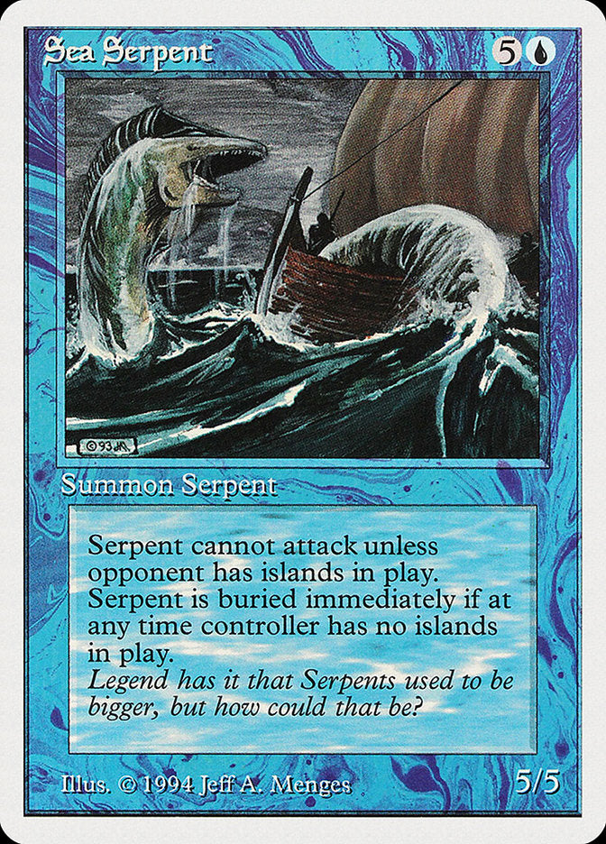 Sea Serpent [Summer Magic / Edgar] | Boutique FDB TCG