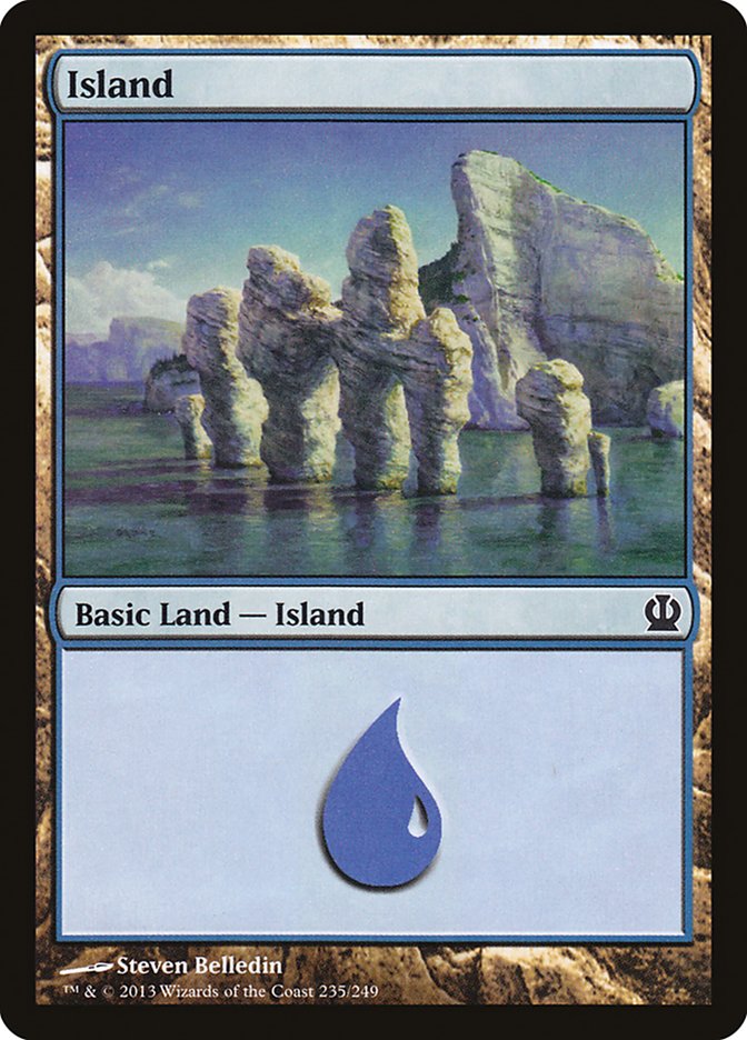 Island (235) [Theros] | Boutique FDB TCG