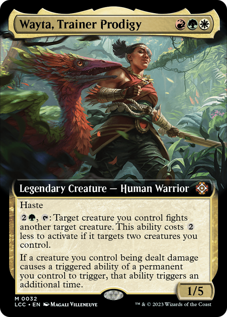 Wayta, Trainer Prodigy (Extended Art) [The Lost Caverns of Ixalan Commander] | Boutique FDB TCG