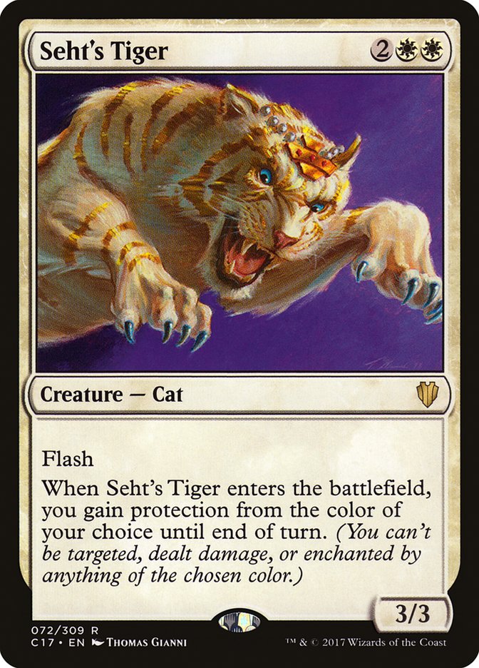 Seht's Tiger [Commander 2017] | Boutique FDB TCG