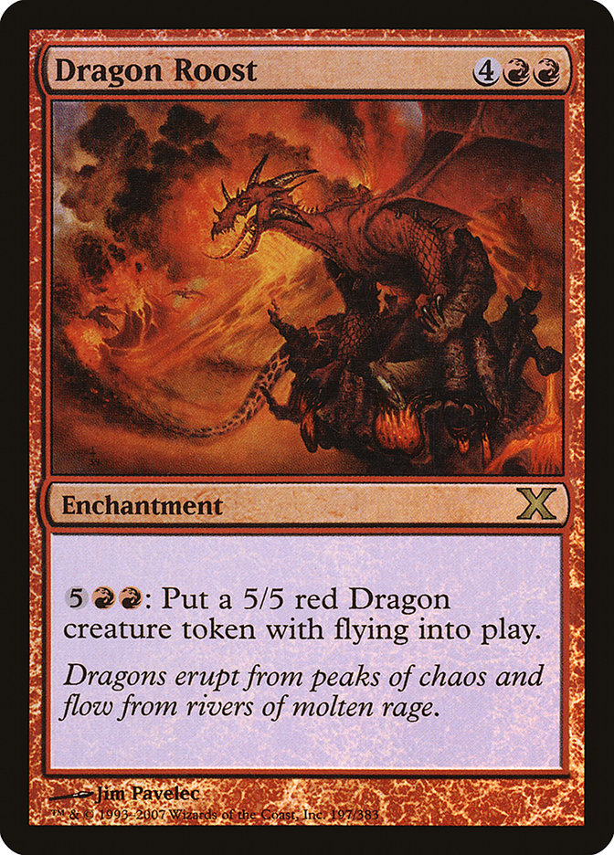 Dragon Roost (Premium Foil) [Tenth Edition] | Boutique FDB TCG