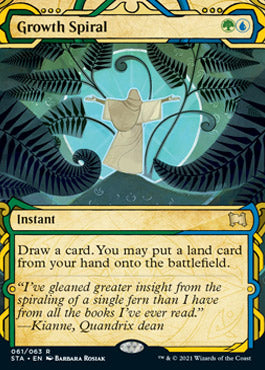 Growth Spiral (Foil Etched) [Strixhaven: School of Mages Mystical Archive] | Boutique FDB TCG