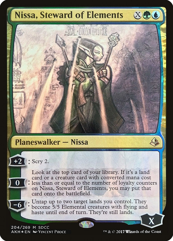 Nissa, Steward of Elements [San Diego Comic-Con 2017] | Boutique FDB TCG