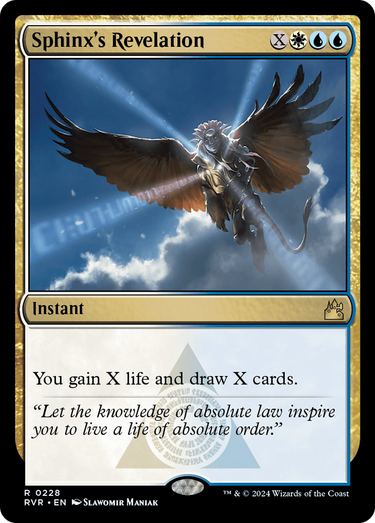 Sphinx's Revelation [Ravnica Remastered] | Boutique FDB TCG