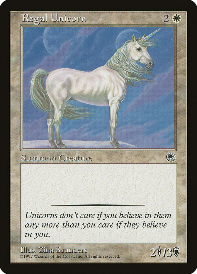 Regal Unicorn [Portal] | Boutique FDB TCG